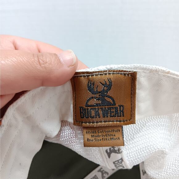 Buck Wear‎ Trucker Hat Cap Mesh Back Snapback Adjustable Distressed Soft - Picture 8 of 8